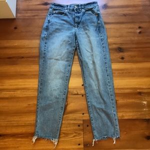 Garage Medium Wash Mom Jeans